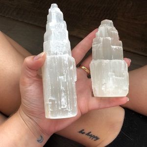 Other - Stunning selenite crystal tower set Other - Stunning selenite crystal tower set